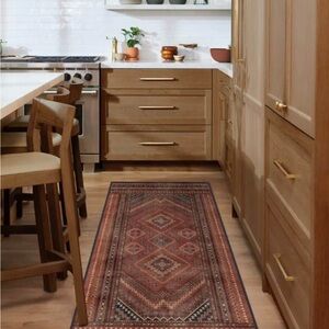 Ruggable Washable Kaden
Amber Red Runner Rug